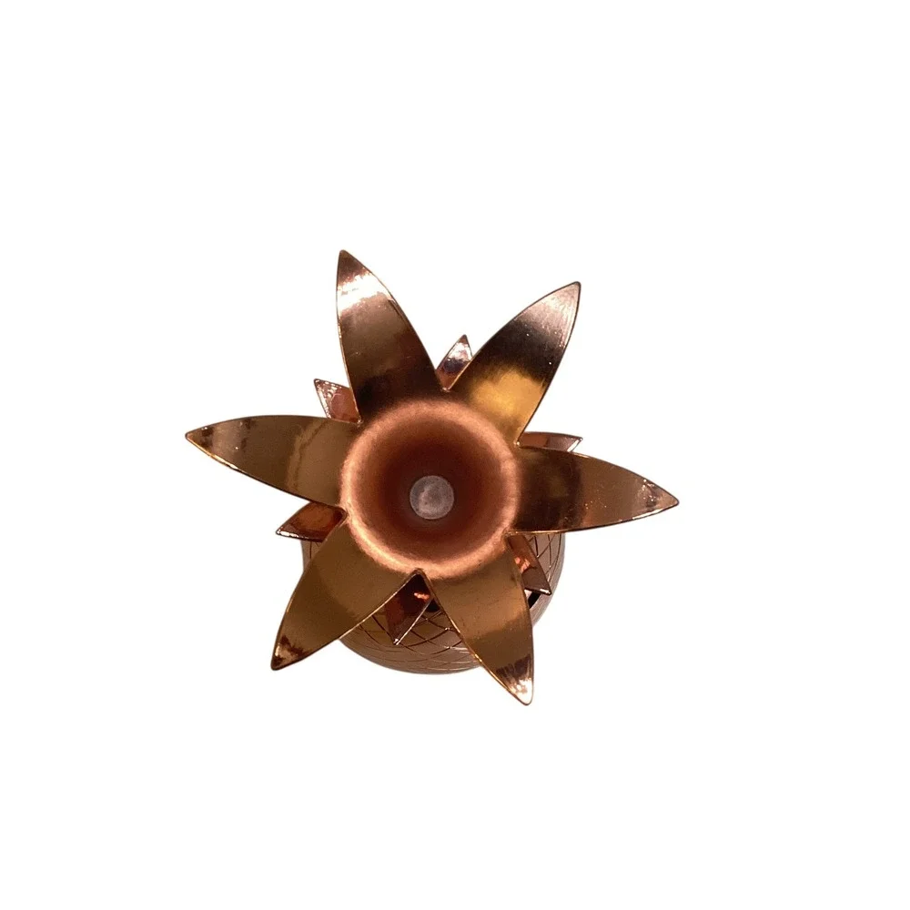 Copper Pineapple Cocktail Shaker Tumbler 2-Piece Tiki Barware 8